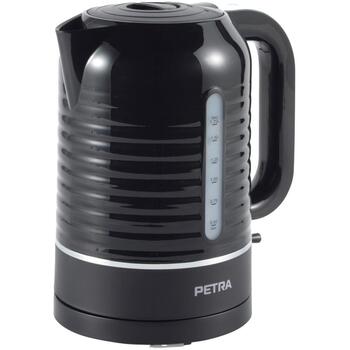 Petra Чайник PT5572BLKVDE, 3000 W, 1.7 л, 360° поворот, индикатор уровня воды, фильтры защиты от накипи (PT5572BLKVDE)