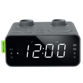 Muse Dual Alarm Clock Radio M-17 LG, FM/MW 6 предустановленных станций, LED 0.9