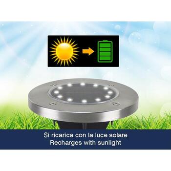 Beper Солнечные дорожные маркеры P207ILO020, 2x115mm, IP44, черный и серебристый цвет, интегрированный датчик дневного света (P207ILO020)