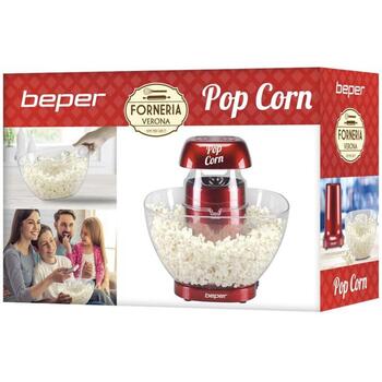 Beper P101CUD052 Аппарат для попкорна, 1200Вт, 5л, 28.5x28.5x27см, ABS, красный (P101CUD052)