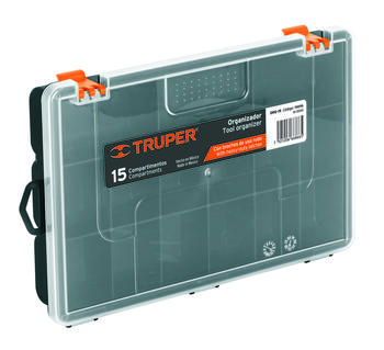 Truper organizātors-kaste ar 15 iedalījumiem, 280x180x44mm ORG-15 TRUPER (ORG-15)