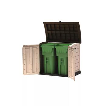 Keter Садовый сарай Store It Out Arc 29199415, 146x82x120см, 24кг, текстура дерева, полки (29199415)