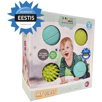 Gerardo's Toys masāžas- sensoro bumbiņu komplekts mazuļiem, 4 gab. (GT7710)