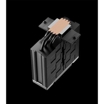 Deepcool Водяное охлаждение AK400 G2 R-AK400G2-BKNNMN-GJD, 63.4 cfm, 31.45 dBA, 1 вентилятор, 4 тепловые трубки, HDB подшипник (R-AK400G2-BKNNMN-GJD)