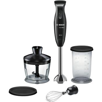 Bosch Погружной блендер MSM2650B, 600 Вт, 12 скоростей, измельчитель, мини-измельчитель, черный (MSM2650B)