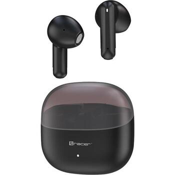Tracer Наушники T12 TWS BT TRASLU47783, 20-20000Гц, 32Ω, 98дБ, Bluetooth, 10мм динамики, 5ч времени работы (TRASLU47783)