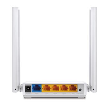 Wi-Fi maršrutētājs AC750 divjoslu bezvadu Archer C24 802.11ac Wi-Fi 300 Mbps (2.4 GHz) 433 Mbps (5 GHz) 4×10/100 Mbps LAN 4 antenas Balta TP-Link (Archer C24)