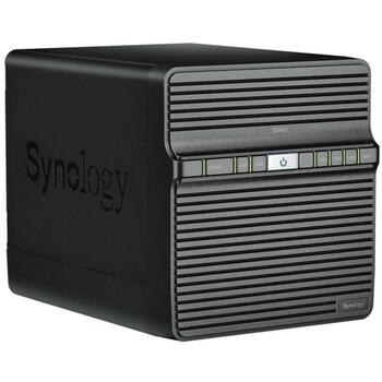 Synology NAS система DS423, Realtek RTD1619B, 2 RJ45, 2 USB 3.2, 2 ГБ памяти, EXT4, 4 отсека для дисков, 32.41 Вт (DS423)