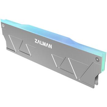 Zalman Охладитель ZM-MH10, 55g, Серебристый, 137x8,5x40mm, 3-контактный RGB, 5V, алюминий, ABS, совместим с RAM (ZM-MH10)