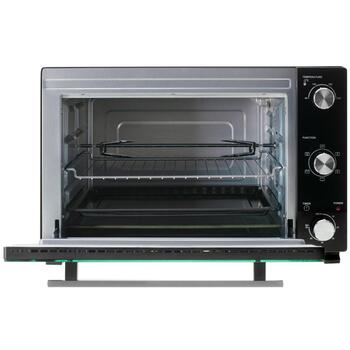 Adler Мини-духовка AD 6026, 48 л, 1800 Вт, черная, конвекция, 5 режимов выпечки, таймер, подсветка (AD 6026)