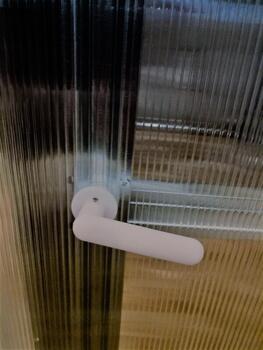 Siltumnīcas rokturis, plastmasas, balts RANKENA1 (RANKENA1)
