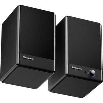 Genesis 2.0 Speakers | Arsen 402BT | 60 W | Bluetooth | Wireless connection | Black (NGS-2415)