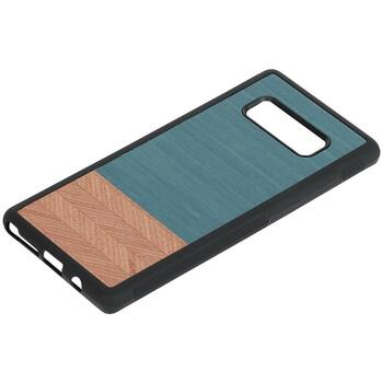 Man&Wood Чехол для смартфона M4340B, 6.3, натуральное дерево, поликарбонат, синий, совместим с Samsung Galaxy Note8 (M4340B)