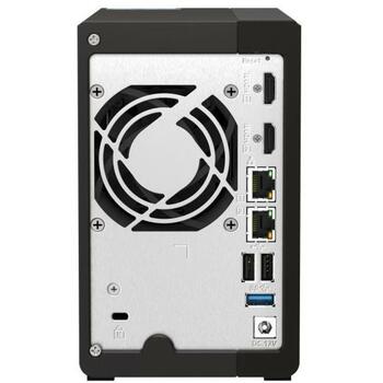 Qnap накопительный башня TS-253E-8G, 2.5GbE, 8GB RAM, 2 HDMI, 2 RJ45, 2 USB 3.2, 2.5-дюймовые SATA HDD/SSD, 2 отсека (TS-253E-8G)