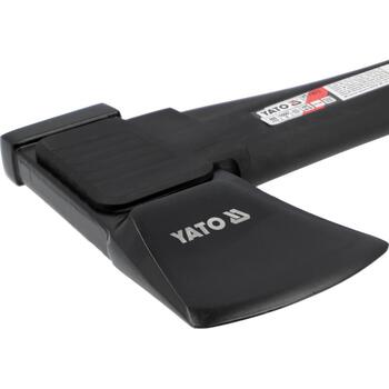 Yato колун YT-79972, 1600г, 600мм, 90мм, 48-58 HRC, сталь C45, нейлоновая рукоятка, TPR рукоятка, защитный чехол (YT-79972)