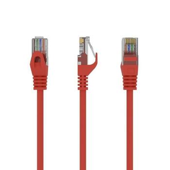 Gembird патч-кабель PP6U-2M/R, 2м, красный, CAT 6, U-UTP, 0.05кг (PP6U-2M/R)