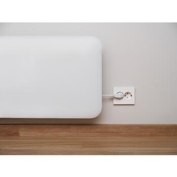 Панельный обогреватель мощностью 400 Вт с WiFi управлением для помещений площадью 4–6 m² IPX4 белый PA400WIFI4 Mill (PA400WIFI4)