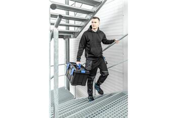 Hogert darba bikses HT5K902-3XL, 320g/m², 65% kokvilna, 35% poliesters, OXFORD 600D, atstarojoši elementi, 2 noņemamas kabatas (HT5K902-3XL)