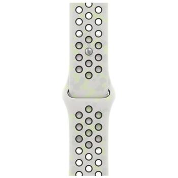 Apple Nike sporta aproce 42mm MKTE4ZM/A, S/M, balta, alumīnijs, viedpulkstenim (MKTE4ZM/A)