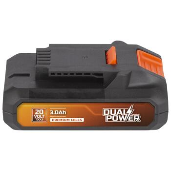 Akumulators 20V instrumentu barošanai 3.0Ah Li-Ion saderīgs ar 20V Powerplus instrumentiem POWDP9023 Powerplus (POWDP9023)