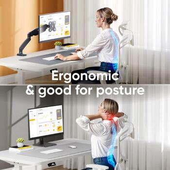 Onkron monitors dispeja piederums G80-B, maksimālā svars 8 kg, minimālais ekrāna izmērs 33 cm, maksimālais ekrāna izmērs 81.3 cm (G80-B)
