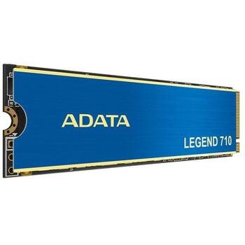 Adata SSD M.2 2280 ALEG-710-1TCS 1TB, Скорость чтения 2400 MB/s, Скорость записи 1800 MB/s, PCIe Gen3 x4, NVMe 1.4, 3D NAND, LDPC (ALEG-710-1TCS)