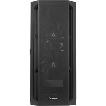 Chieftec Kaste APEX AIR GA-01B-M-OP, 2x USB 3.0, 3x 140mm PWM ventilatori, 400mm GPU, 175mm CPU dzesētājs, 420mm radiatoram (GA-01B-M-OP)