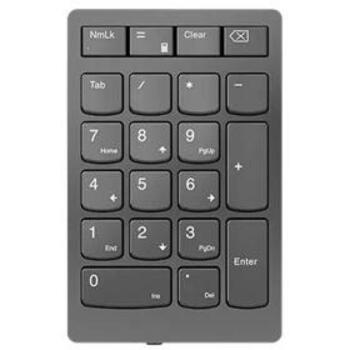Lenovo Go Bezvadu Ciparu Klaviatūra 4Y41C33791, 21 taustiņi, 2.4 GHz, akumulators līdz 3 mēnešiem, kompakta dizains (4Y41C33791)