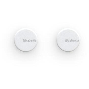 Brabantia MindSet крючок для полотенец 303425, 2 шт., алюминий, 30г, 2кг, скрытые крепления, для влажных помещений (303425)