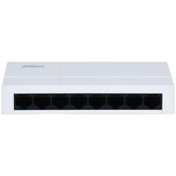 Dahua PFS3008-8GT-L-V2 коммутатор, 8 портов, 10/100/1000 Мбит/с, 16 Гбит/с, пластик, неуправляемый, Plug and Play (DH-PFS3008-8GT-L-V2)