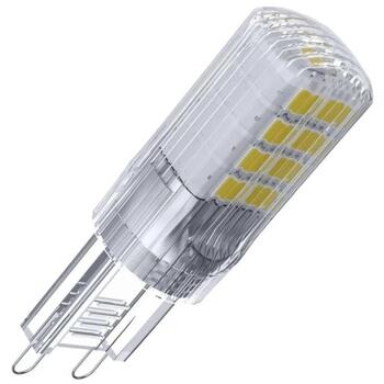 Emos LED лампочка Classic JC ZQ9536, 2,5 Вт, 350 лм, 230 В/50 Гц, 30 000 ч, G9, 320°, 18 SMD, 4 000 K (ZQ9536)