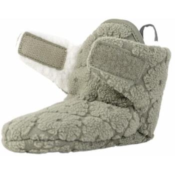 Lodger Slipper Folklore Fleece тапочки SL 632_12-18, 12-18M, 100% полиэстер, липучка, нескользящая подошва, зеленый (SL 632_12-18)