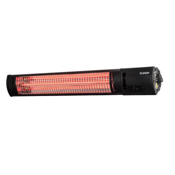 Eurom Golden 2500 Shadow инфракрасный уличный обогреватель для террасы 2500W IP65 пульт управления до 25m2 чёрный (334449)