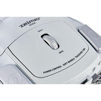 Zelmer Пылесос ZVC251 Edek 81605774P, 800 W, 2.5 л, регулируемая мощность, телескопическая труба, резиновые колеса (81605774P)