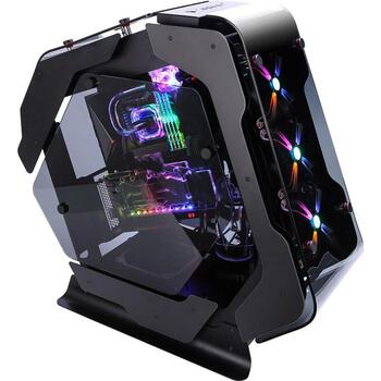 Zalman Datoru korpuss Z-Machine 500, 10.5kg, Melna, Alumīnijs, Rūdītais stikls, 7 x PCI, 1 x 3.5