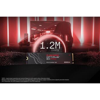 SSD|SANDISK|1200xTBW rating|MTBF 1750000 h|Read speed 7300 MB/s|Write speed 6600 MB/s|NVMe Yes|PCI Express 4.0|M.2|2000 GB|SDSP81200TAN-000E0 (SDSP81200TAN-000E0)