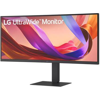 LG monitors 34U640B-B, 34 collas, 3440x1440, WQHD, 21:9, ieliekts, VA, 144Hz, 5ms, 300cd/m², HDR10, FreeSync Premium, USB-C, HDMI (34U640B-B)