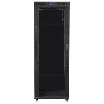 Lanberg Установка шкафа 19 42U FF01-8842-12BL, 800mm, 800mm, 800kg, IP20, ЖК-дисплей, 4 слота для вентиляторов (FF01-8842-12BL)