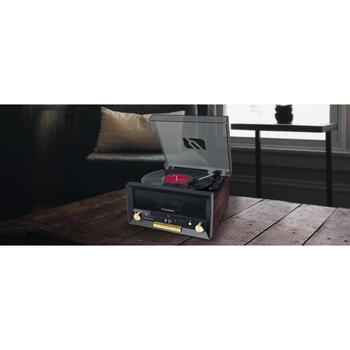 Muse Микросистема MT-112W, 20Вт, CD, USB, Bluetooth, FM радио, 33/45/78 об/мин, встроенные динамики (MT-112W)