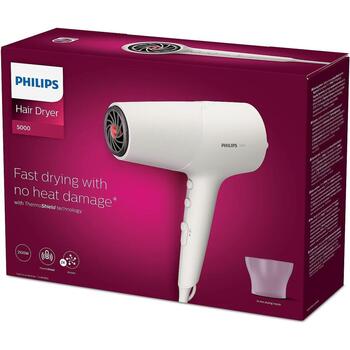 Philips matu žāvētājs BHD501/00, 2100 W, 1.8 m, 220-240 V, 6 karstuma un ātruma iestatījumi, jonu funkcija, aukstā gaisa režīms (BHD501/00)