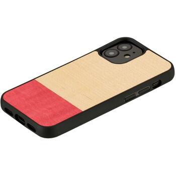Man&Wood чехол M8533B, совместим с Apple iPhone 12 mini, 68x134x10mm, дерево, поликарбонат (M8533B)