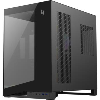 Gamemax Корпус NEX C56 BK, 7, ATX, 2xUSB 3.2 Gen 1, 1xUSB-C 3.2 Gen 2, 1x наушники, 4 внутренних отсека (NEX C56 BK)