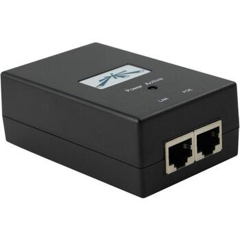 Ubiquiti strāvas adapteris POE-24-12W, 24 V, 0,5 A, 100-240 V, 50/60 Hz, 2xRJ-45, pārsprieguma aizsardzība (POE-24-12W)
