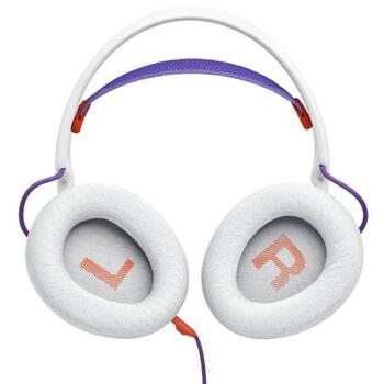 JBL Quantum 250 Wireless White JBLQTUM250WHT, беспроводная гарнитура, 50 мм, 32 Ом, 20-20000 Гц, 100 дБ, 1.5 м, для игр (JBLQTUM250WHT)