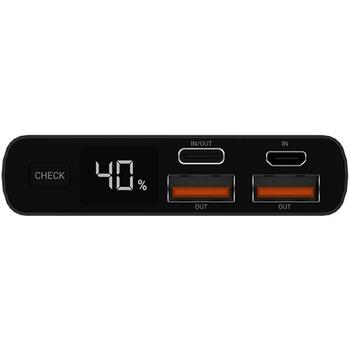 Navitel PWR10 AL Black, 10000mAh, 3.7V, 22,5W, USB-C 5V 2,6A, 9V 2A, 12V 1,5A, USB-Ax2 5V 3A, 9V 2A, 12V 1,5A, Mikro USB 5V 2A (PWR10 AL Black)