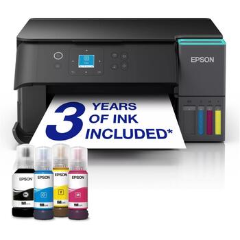 Epson Многофункциональный принтер EcoTank L4360 C11CL41408, 4800 x 1200 dpi, A4, Wi-Fi, 4 цвета (C11CL41408)
