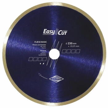 Cedima Алмазный резак Fliese Basic 50007021, 250x1,8/25,4mm, 0,66kg, непрерывный рез (50007021)