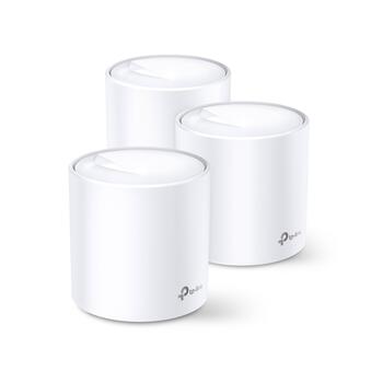 TP-LINK Deco X20, AX1800 беспроводная точка доступа, 1800 Мбит/с, 2x Gigabit, Wi-Fi 6, Mesh, WPA3, MU-MIMO, OFDMA (DECOX20(1-PACK))
