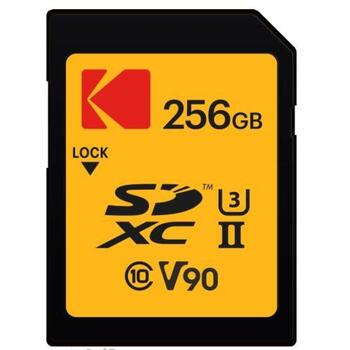 Kodak Карта памяти EKMSD256GUHS2V2K, 256GB, 300MB/s, 270MB/s, U3, V90 (EKMSD256GUHS2V2K)