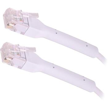 Ubiquiti patch kabelis, U-Cable-Patch-1M-RJ45, 1m, Cat6, RJ-45, RJ-45, 30AWG, balts, 1 gab. (U-Cable-Patch-1M-RJ45)
